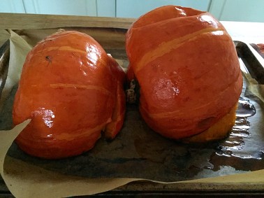 Roasted gourds